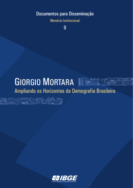 Giorgio Mortara: ampliando os horizontes da