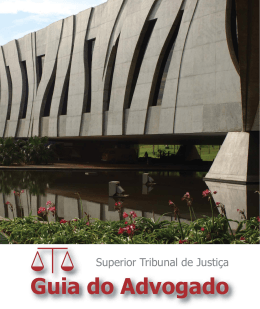 Guia do Advogado - Superior Tribunal de Justiça
