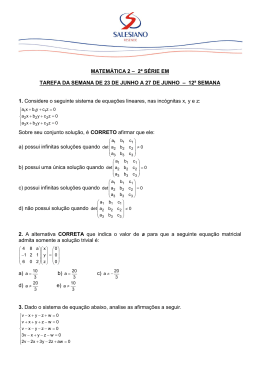 Questões de Matemática 2 - Instituto São José Salesiano Resende/RJ