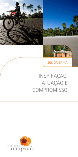 sul da Bahia - Instituto Arapyaú
