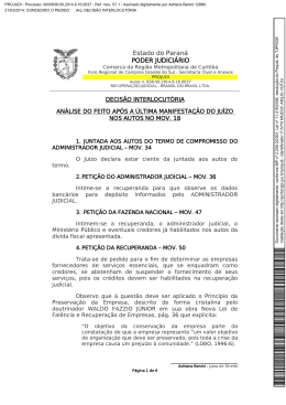 Estado do Paraná PODER JUDICIÁRIO