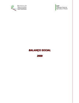 Balanço Social (IGAP) – 2009