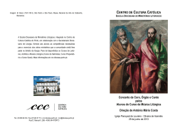 Programa em pdf - Centro de Cultura Católica do Porto