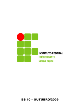 outubro - Instituto Federal do Espírito Santo - IFES