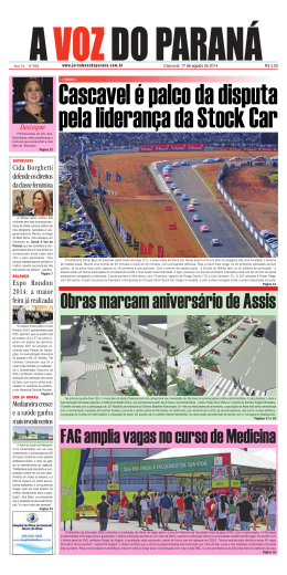 Edição no 594 - Jornal A Voz do Paraná