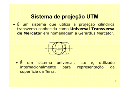 Transparências Sistema UTM