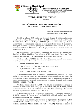 relatorio TP 02-2013_obras Portarias da CMPA