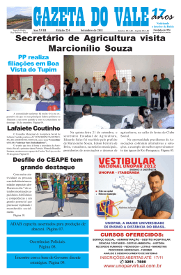 Edição 224.p65 - Jornal Gazeta do Vale Itaberaba | Jornal Gazeta