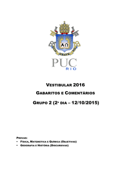 GRUPO 2 (2º DIA – 12/10/2015) - PUC-Rio