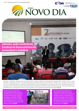 Salvador sedia Conferência Estadual de Desenvolvimento