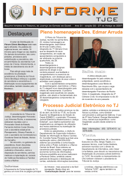 Informe nº 02.cdr - Tribunal de Justiça do Estado do Ceará