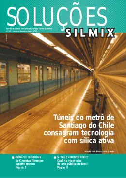 Túneis do metrô de Santiago do Chile consagram