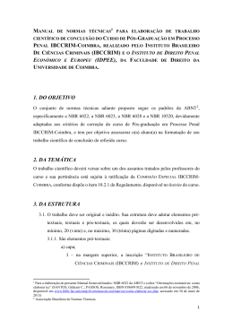 Manual de Normas Técnicas - Instituto Brasileiro de Ciências