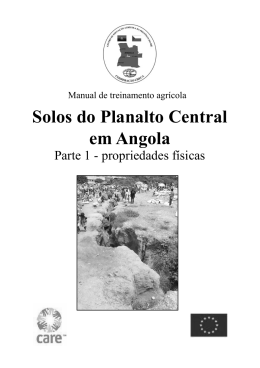 Solos do Planalto Central em Angola