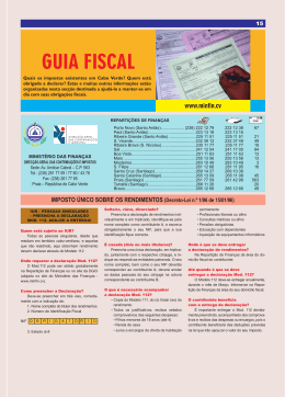 Guia Fiscal.indd - Ministério das Finanças
