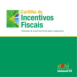 Cartilha de Incentivos Fiscais