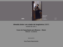 Almeida Júnior: um criador de imaginários (2007)
