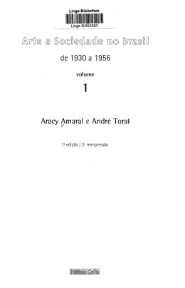 de 1930 a 1956 Aracy Amaral e André Toral