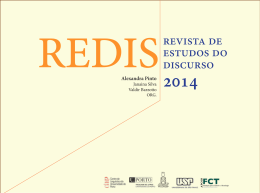 REDIS : Revista de Estudos do Discurso
