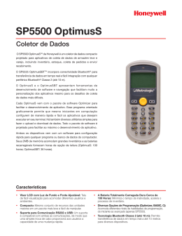 SP5500 OptimusS - Honeywell Scanning and Mobility
