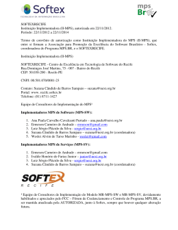 SOFTEXRECIFE Instituição Implementadora (II