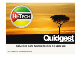 Quidgest Software Plant: soluções para organizações de sucesso