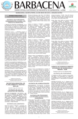 Diário Oficial - Edição Extra - 22/05/2014