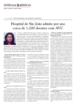 Hospital de São João admite por ano cerca de 1.200