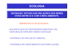 ecologia sucessão ecológica