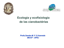 Ecologia y ecofisiologia de las cianobactérias