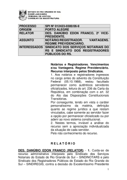 processo spi nº 012423-0300/06-9 origem porto alegre relator des