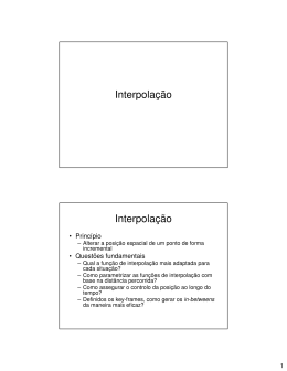 Interpolacao - Extras