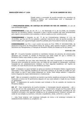 Resolução GPGJ nº 1.634, de 26 de Janeiro de 2011