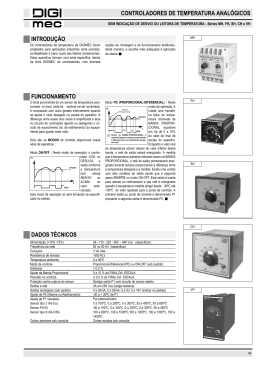 funcionamento controladores de temperatura analógicos introdução