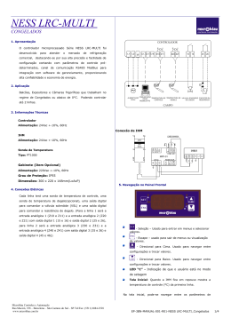 Manual Técnico Ness LRC-Multi Congelados