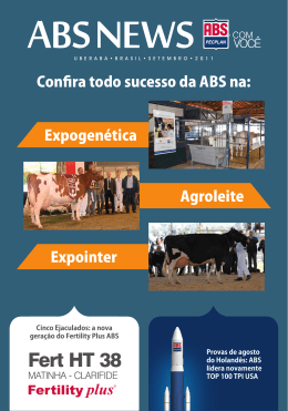 Agroleite Expogenética Confira todo sucesso da ABS