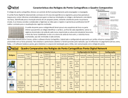 Quadro Comparativo - Ponto Digital Network