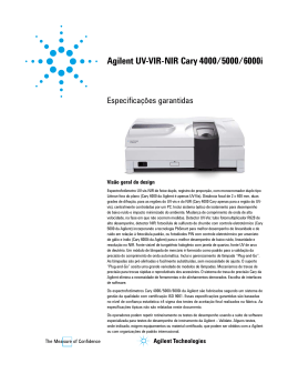 Agilent UV-VIR-NIR Cary 4000/5000/6000i