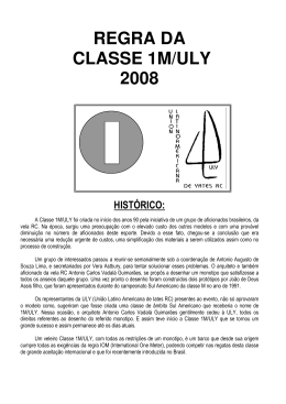 Regras - ABVRC - Associação Brasileira de Veleiros Rádio