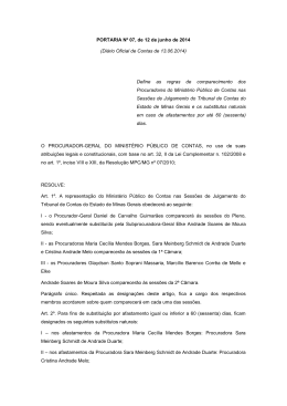 07P-14 - Tribunal de Contas do Estado de Minas Gerais