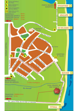 Mapa de acesso - Casa Grande São Vicente