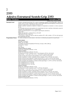 2353 Adesivo Estrutural Scotch-Grip 2353