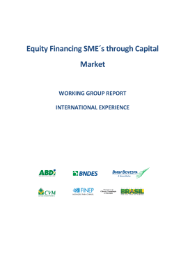 Equity Financing SME´s through Capital Market