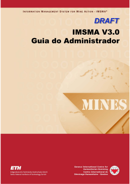 IMSMA v3.0 Guia do Administrador