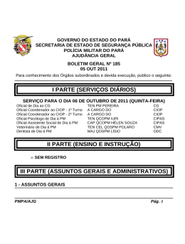 assuntos gerais e administrativos - Proxy da Polícia Militar do Pará!