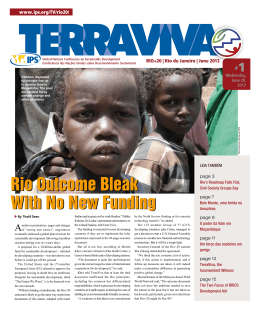 first printed edition of TerraViva
