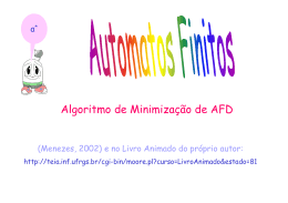 Algoritmo de Minimização de AFD