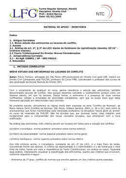 Direito Civil Prof.: André Barros Data: 05/02/2009 MATERIAL DE