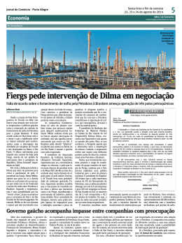 Fiergs pede intervenção de Dilma em negociação