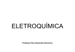 Aula - Eletroquímica - Prof. Ruy